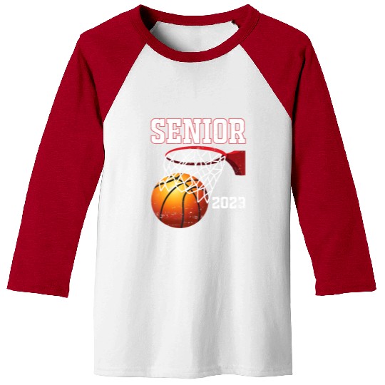Graduate Senior Class of 2023 Basketball Player Baseball Tees