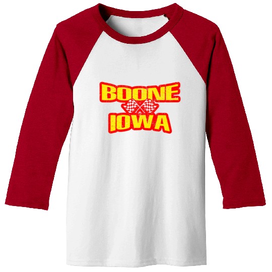 Boone Iowa IA Midwest Hobby Stock Modified Race Ca Baseball Tees