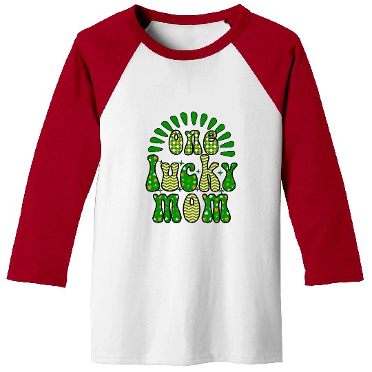 One luckyPatricks Day Sublimation Baseball Tees