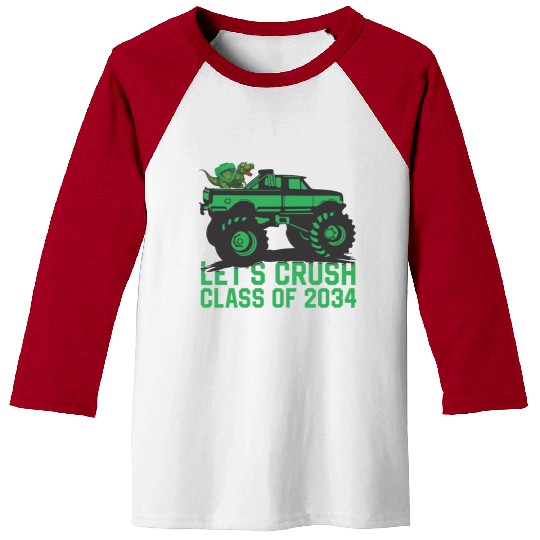 Lets crush class of 2034 dark green vehicle sketch Baseball Tees