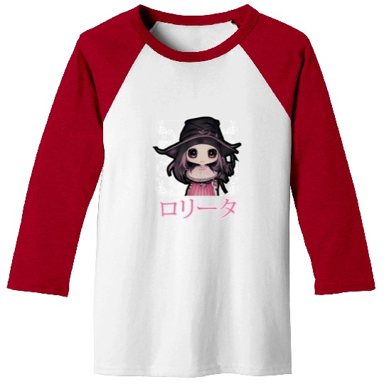 Gothic Lolita Witch Japanese Chibi Anime Pastel Go Baseball Tees