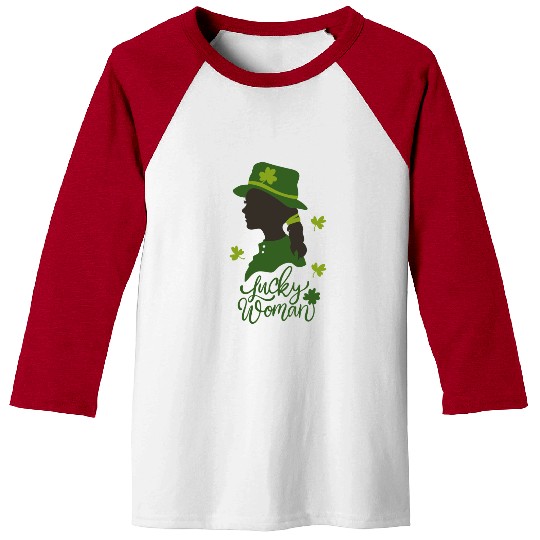 St Patricks Day | Lucky Women Baseball Tees