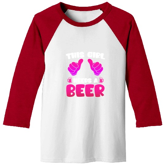 This girl needs a beer vacation Spring Break Baseball Tees
