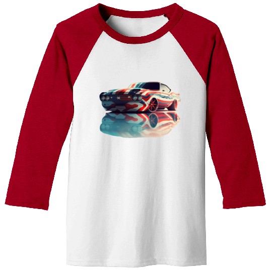 American pride and raw horsepower Baseball Tees