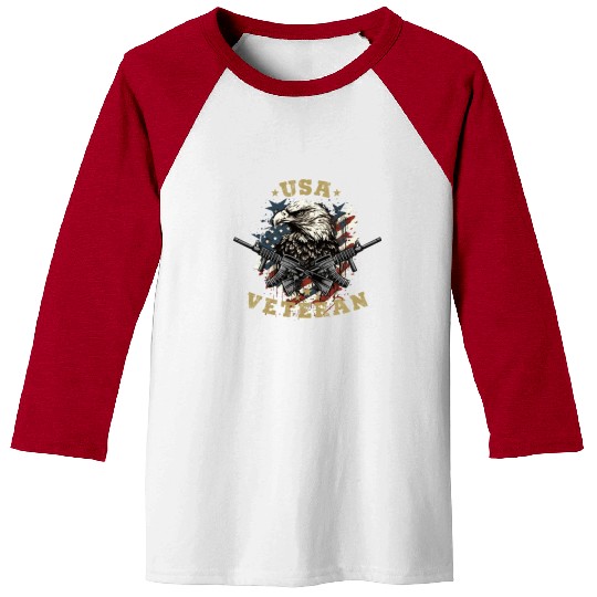 USA Army Veteran Baseball Tees
