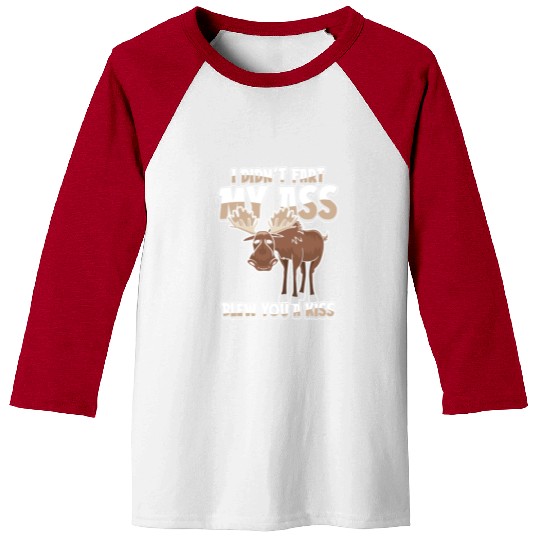 Moose Elk Funny Baseball Tees