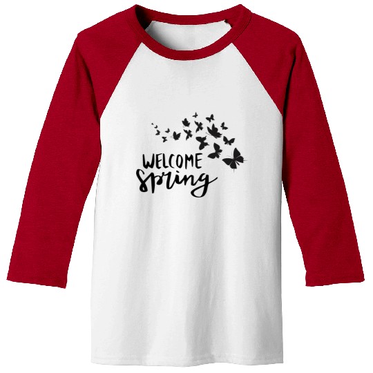 welcome spring Baseball Tees