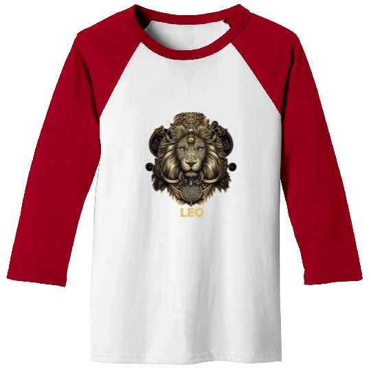 Leo Horoscope Zodiac Lion Astrology Sign Horoscope Baseball Tees