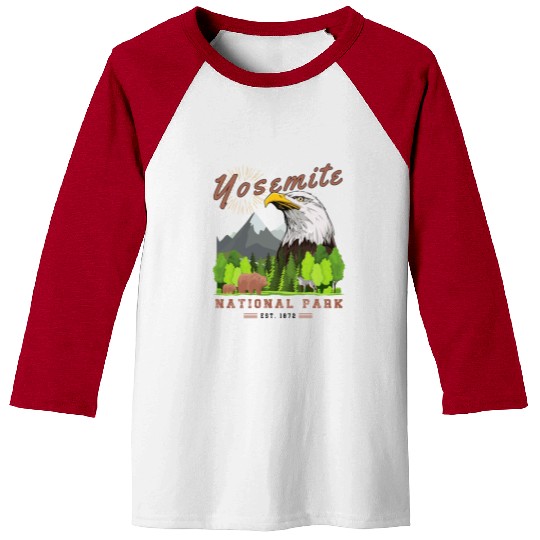 Yosemite National Park Baseball Tees