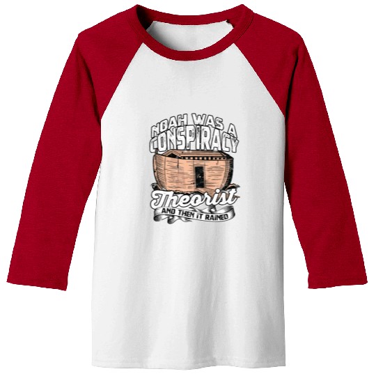 Conspiracy Theorist Theory Science Fiction Baseball Tees