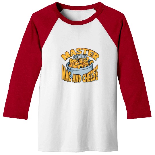 Mac N' Cheese Taster Pasta Food Macaroni Baseball Tees
