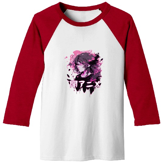 Sad Anime Girl Yami Kawaii Pastel Goth Japanese Ae Baseball Tees