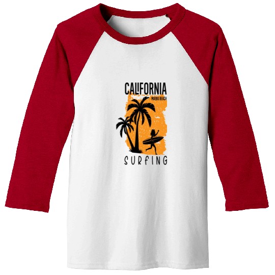 California Malibu Baseball Tees