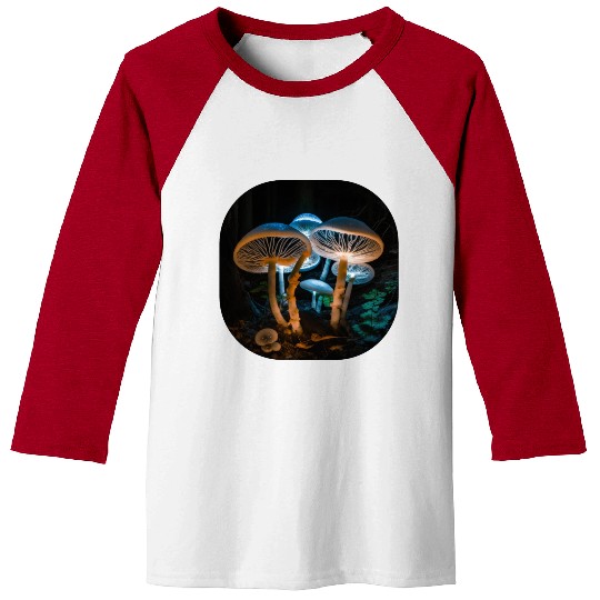 Magic Mushroom Baseball Tees