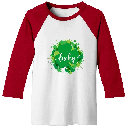 Watercolor Saint Patrick Day Baseball Tees