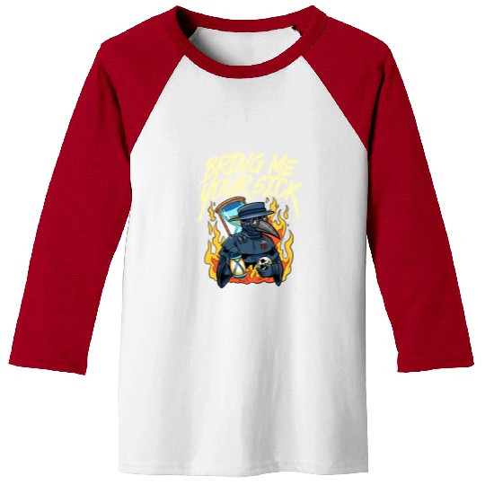 Plague Doctor Outfit Plague Doctor Mask Medicines Baseball Tees