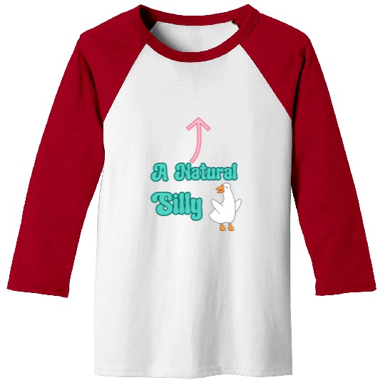 A Natural Silly Goose: Fun & Lighthearted Design Baseball Tees