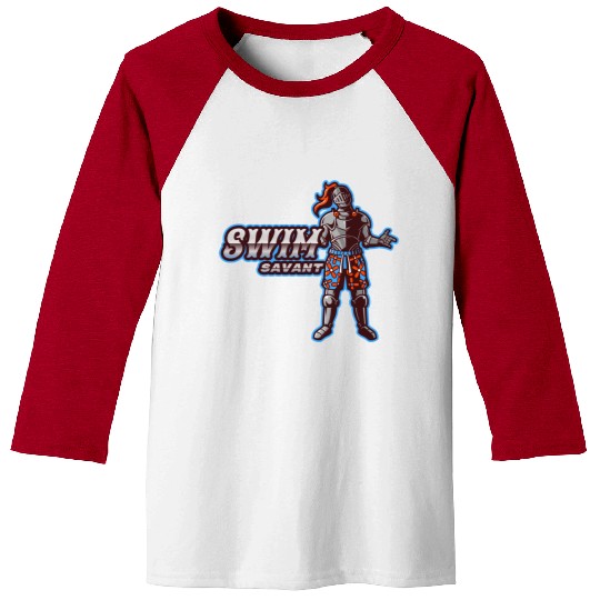 Swim Savant | Knight With Swim Trunks Baseball Tees