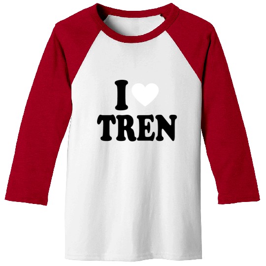 I Heart Tren Baseball Tees