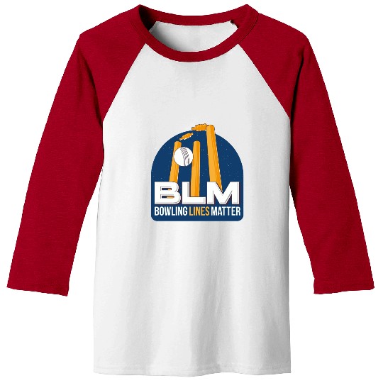 BLM Bowling Lines Matter Baseball Tees