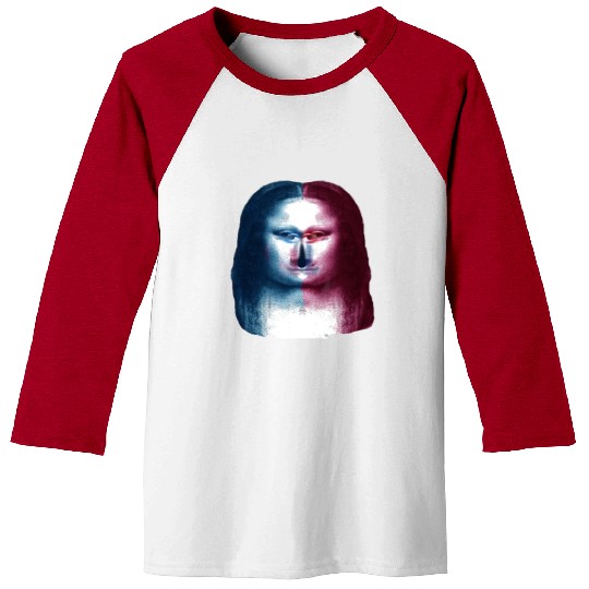 Monalisa Concept Leonardo Da Vinci Baseball Tees