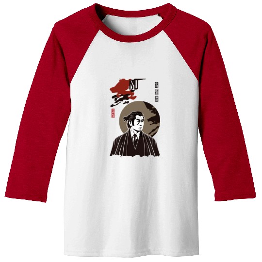 Japan Retro Yakuza Character Baseball Tees
