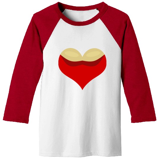 Boobies love heart Baseball Tees