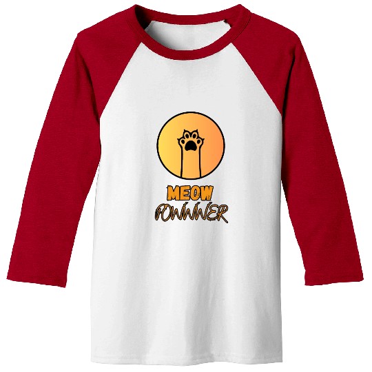 Meow Powwwer Baseball Tees