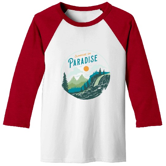 Sunrise in Paradise Baseball Tees