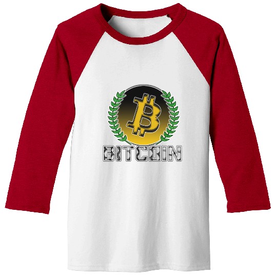 Bitcoin design 2 Baseball Tees