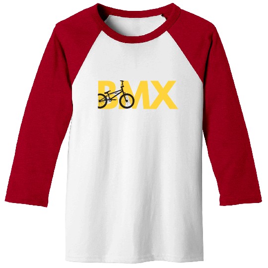 Black and Yellow BMX Baseball Tees