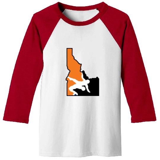 Idaho Wrestling (State Colors) Baseball Tees