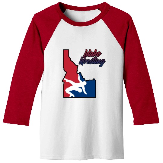 Idaho Wrestling (USA Colors) Baseball Tees