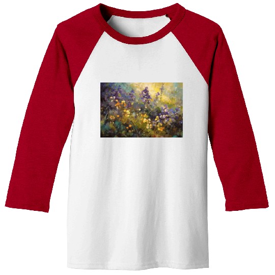 Flower Painting Baseball Tees