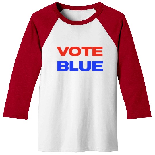 Vote Blue Democratic Party Liberal Voting Baseball Tees