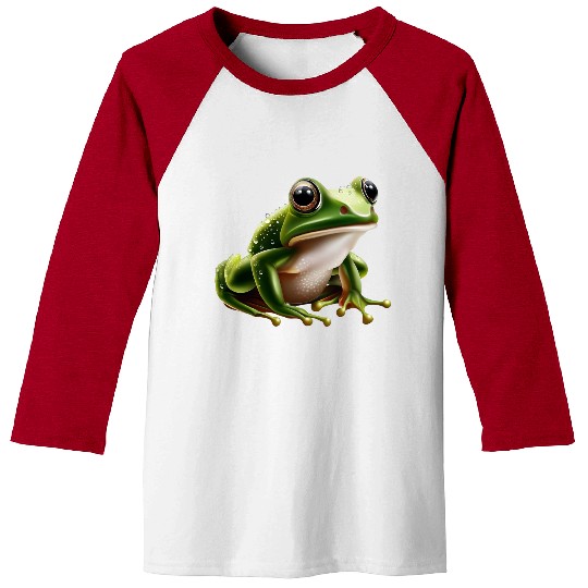 Rain frog water drop frog Baseball Tees