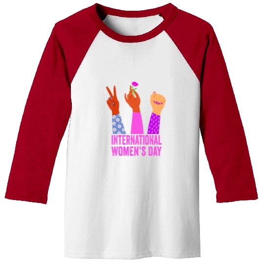 International Women's Day 2023 - Womens Embrace Eq Baseball Tees