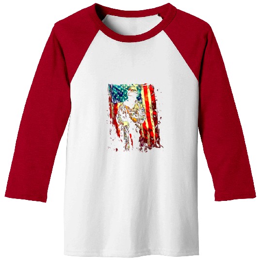 Veteran American Soldier Baseball Tees