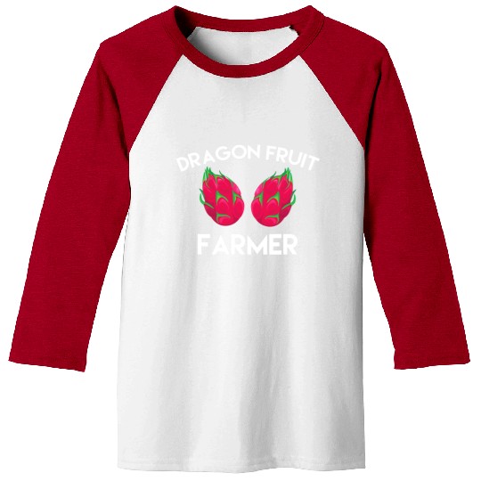 Dragon Fruit Farmer Outfit Love Tropical Food Baseball Tees