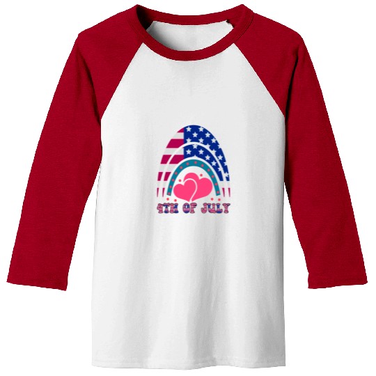 4th of July, Love America Baseball Tees