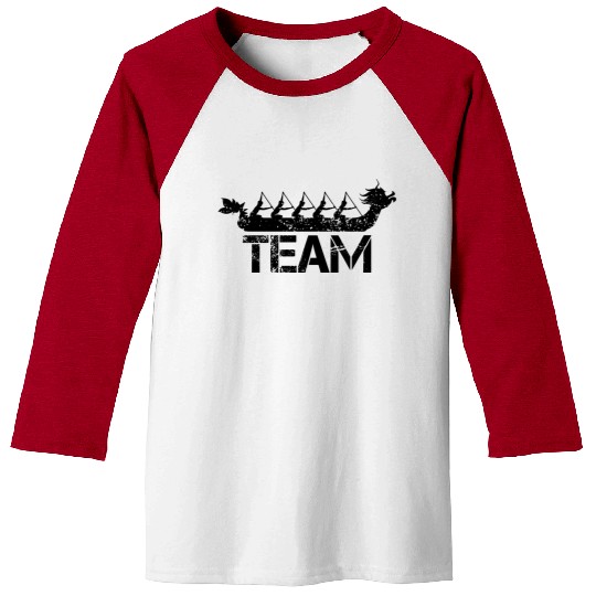 Dragon Boat Racing Team Graphic Design Baseball Tees