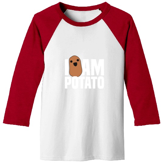 I Am Potato - Funny Potato, Food Baseball Tees