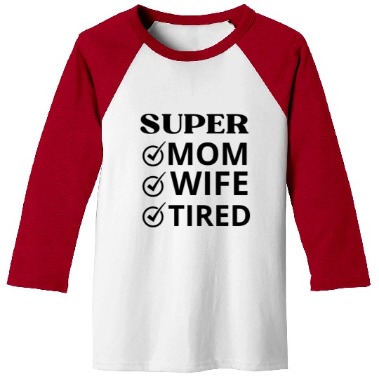 vintage international women's day mom,wife,tired Baseball Tees