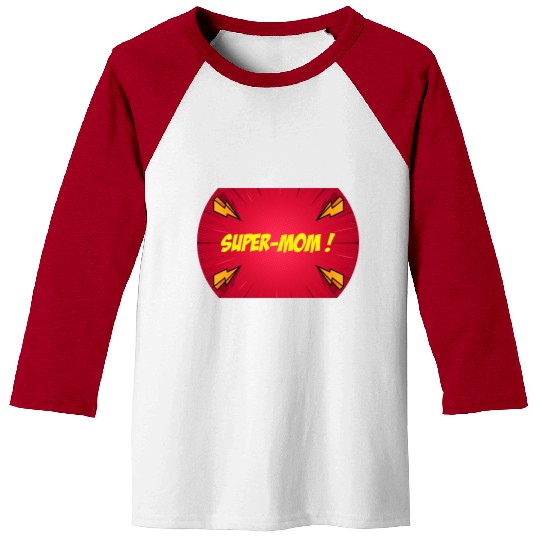 Super-mom super-hero. Best mom Mother's day Comics Baseball Tees