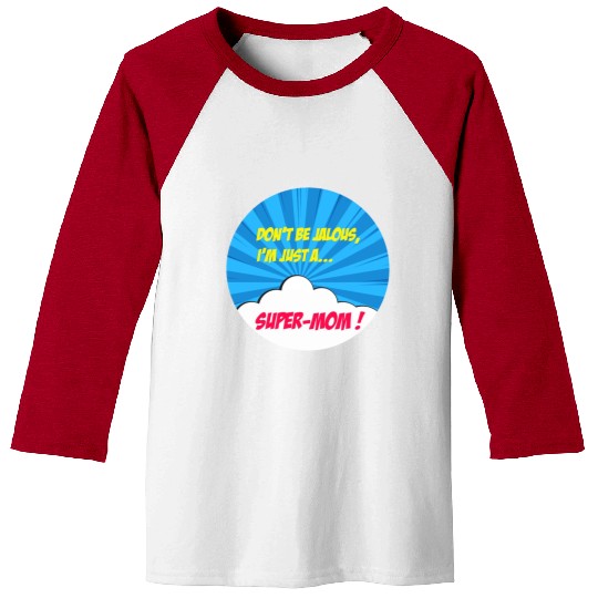 Super-mom super-hero. Best mom Mother's day Comics Baseball Tees
