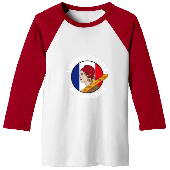 Bastille Day Marianne Of France French Revolution Baseball Tees