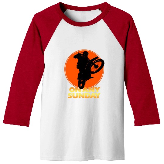 On Any Sunday Baseball Tees
