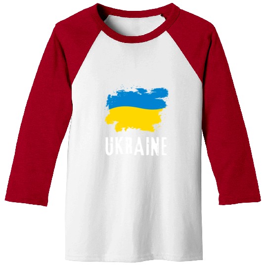 Ukraine Flag Ukrainian Support Pride Baseball Tees