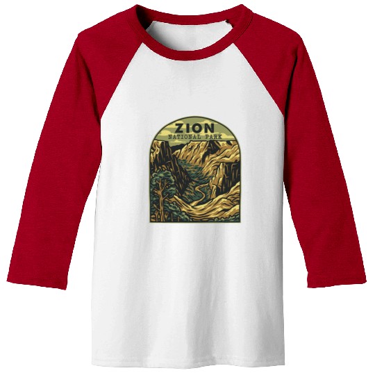 zion national park Baseball Tees