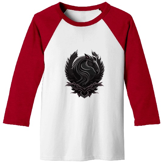 Horseshoe and Horse Baseball Tees